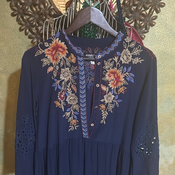 Johnny was workshop silk cotton dress S  NWT - Picture 3 of 9